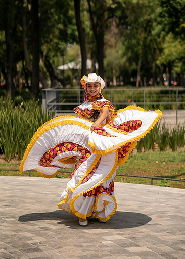 Traditional Mexican folk dance performance